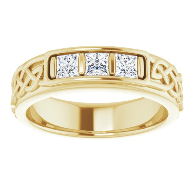 1/2 CTW Natural Diamond Men's Band
