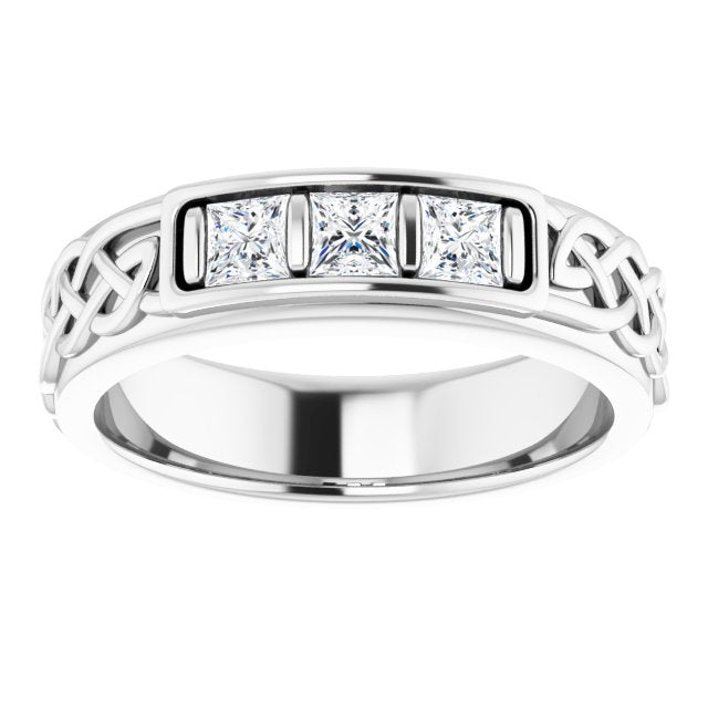 1/2 CTW Natural Diamond Men's Band