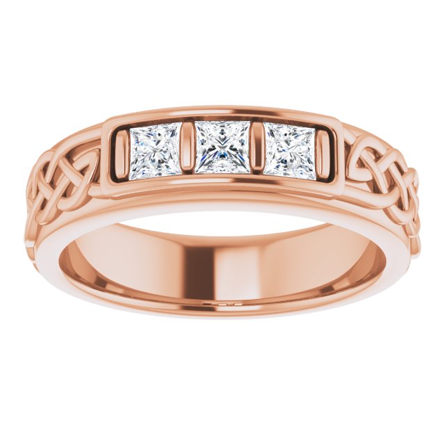 1/2 CTW Natural Diamond Men's Band