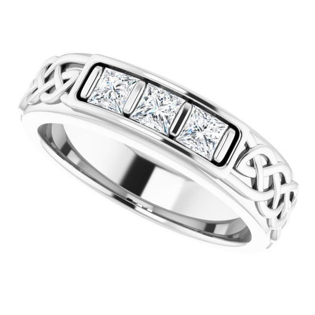 1/2 CTW Natural Diamond Men's Band