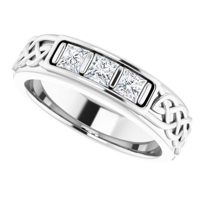 1/2 CTW Natural Diamond Men's Band