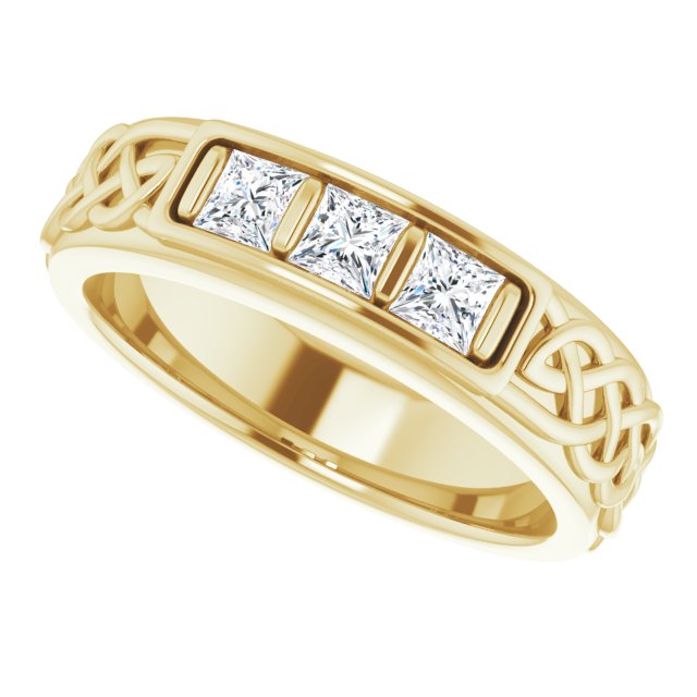 1/2 CTW Natural Diamond Men's Band