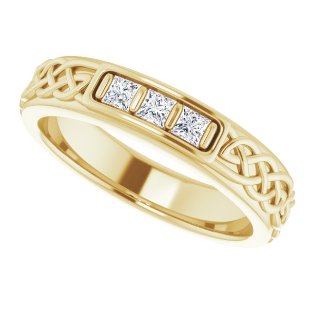 1/5 CTW Natural Diamond Men's Band, 4.59 mm