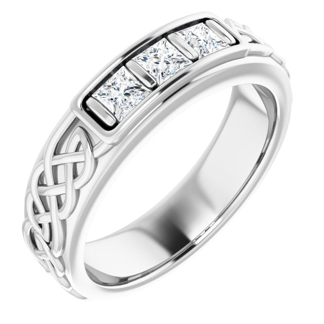 1/2 CTW Natural Diamond Men's Band