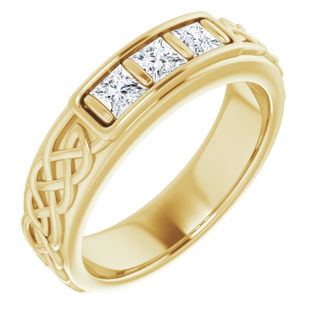 1/2 CTW Natural Diamond Men's Band