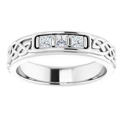 1/4 CTW Natural Diamond Men's Band