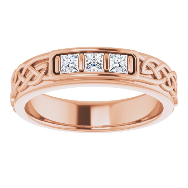1/4 CTW Natural Diamond Men's Band