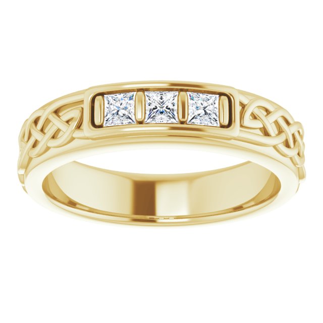 1/4 CTW Natural Diamond Men's Band