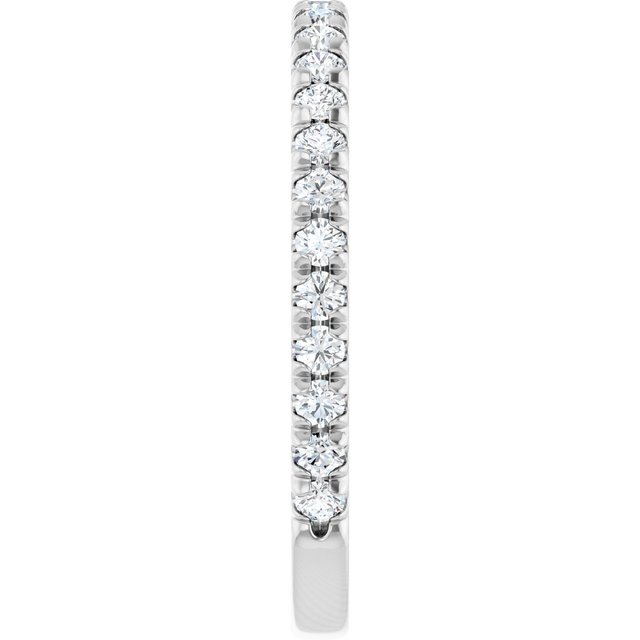 3/8 CTW Natural Diamond French-Set Anniversary Band, 2 mm