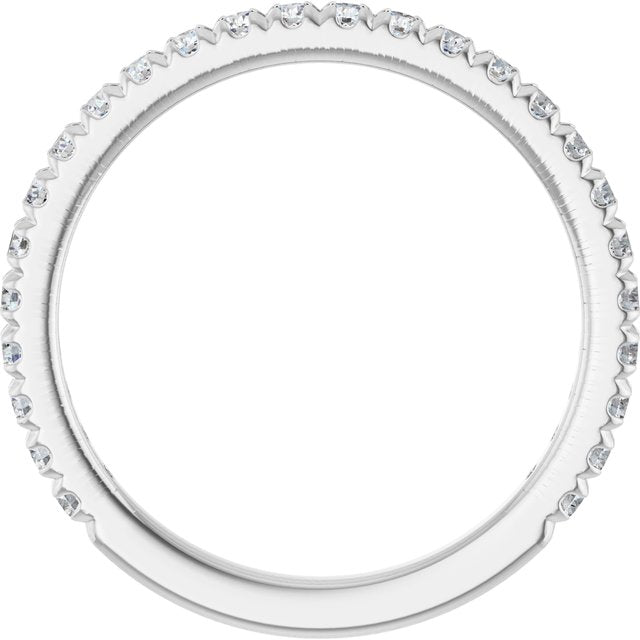 3/8 CTW Natural Diamond French-Set Anniversary Band, 2 mm