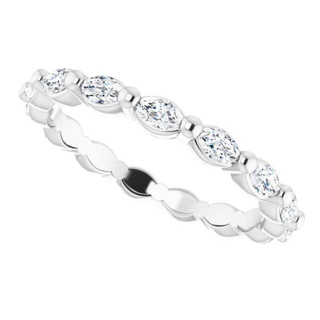 3/4 CTW Natural Diamond Eternity Band, 2.15 mm