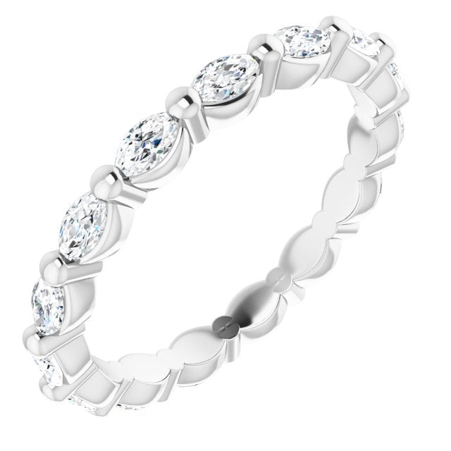 3/4 CTW Natural Diamond Eternity Band, 2.15 mm
