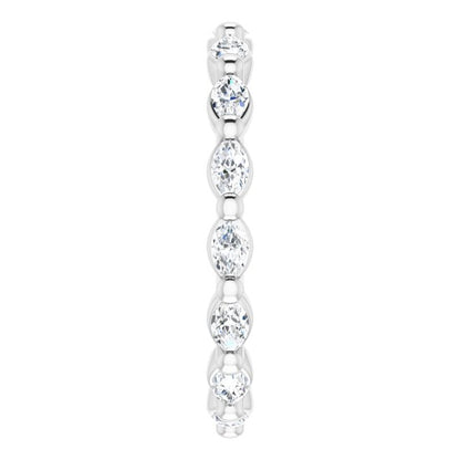 3/4 CTW Natural Diamond Eternity Band, 2.15 mm