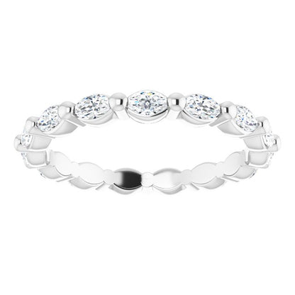 3/4 CTW Natural Diamond Eternity Band, 2.15 mm