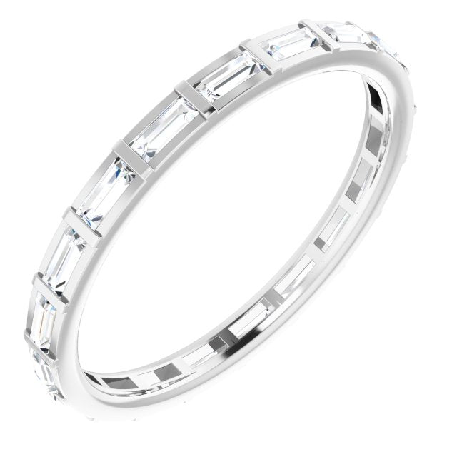 1/2 CTW Natural Diamond Eternity Band, 1.9 mm, Style 4