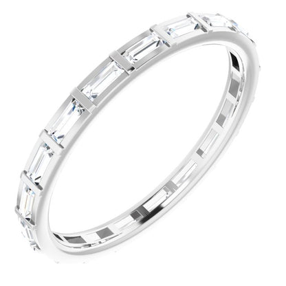 1/2 CTW Natural Diamond Eternity Band, 1.9 mm, Style 4