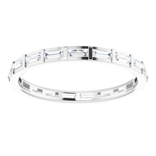 1/2 CTW Natural Diamond Eternity Band, 1.9 mm, Style 4