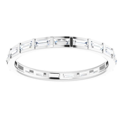 1/2 CTW Natural Diamond Eternity Band, 1.9 mm, Style 4