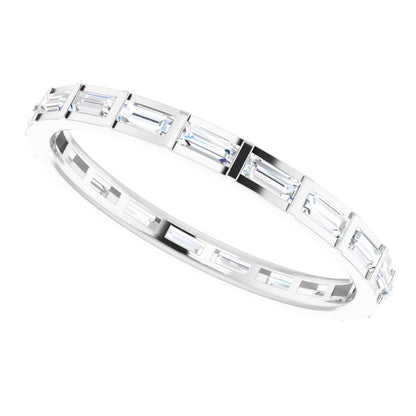 1/2 CTW Natural Diamond Eternity Band, 1.9 mm, Style 4