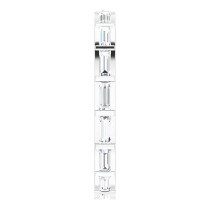 1/2 CTW Natural Diamond Eternity Band, 1.9 mm, Channel-Set Baguette