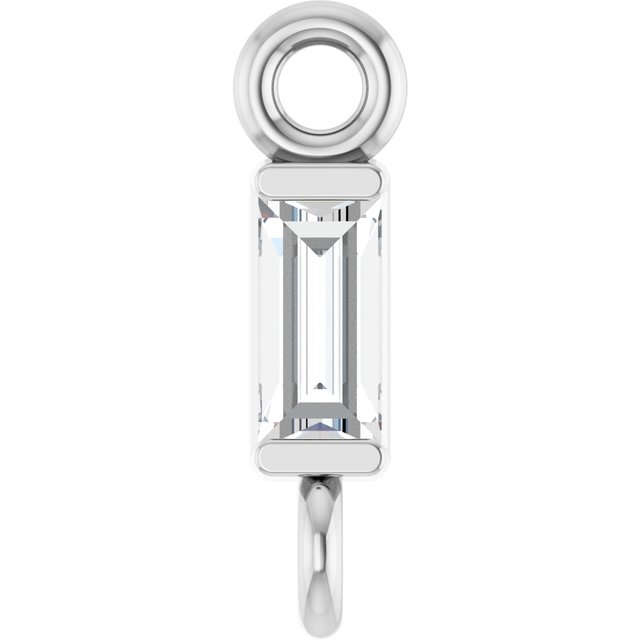 .04 CT Natural Diamond Link, 2.13 mm x 7.79 mm