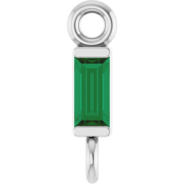 Natural Emerald Link, 2.31 mm x 8.89 mm