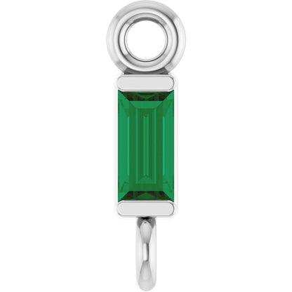 Natural Emerald Link, 2.31 mm x 8.89 mm