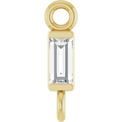 .04 CT Natural Diamond Link, 2.13 mm x 7.79 mm