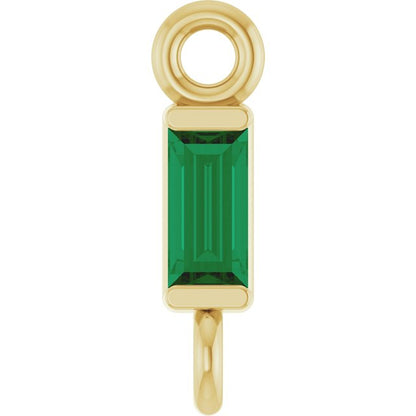 Natural Emerald Link, 2.31 mm x 8.89 mm