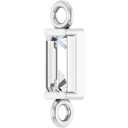 1/10 CT Lab-Grown Diamond Link, 2.31 mm x 8.89 mm