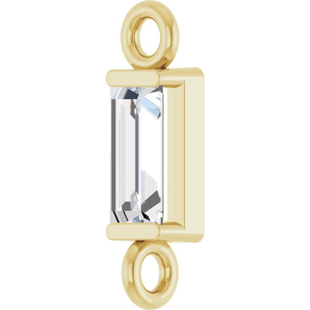 1/10 CT Lab-Grown Diamond Link, 2.31 mm x 8.89 mm