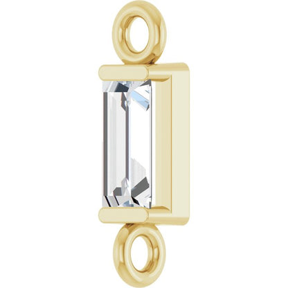 1/10 CT Lab-Grown Diamond Link, 2.31 mm x 8.89 mm