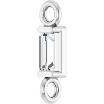 .04 CT Natural Diamond Link, 2.13 mm x 7.79 mm
