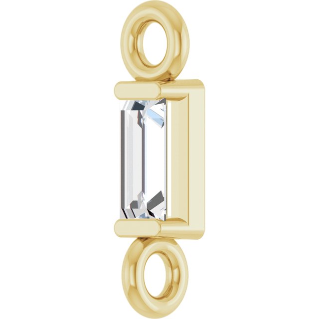 .04 CT Natural Diamond Link, 2.13 mm x 7.79 mm