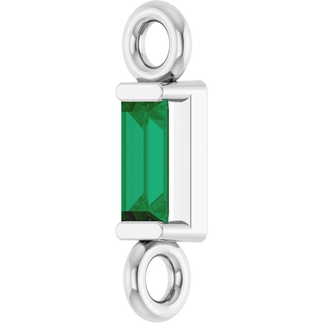 Natural Emerald Link, 2.31 mm x 8.89 mm