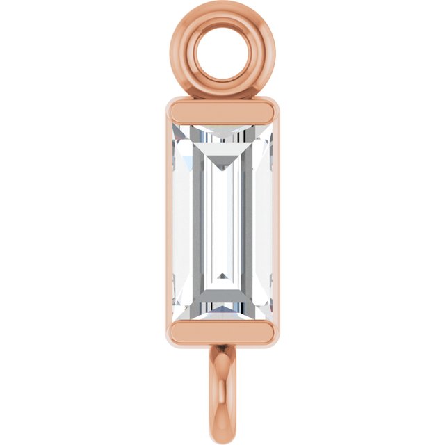 1/10 CT Lab-Grown Diamond Link, 2.31 mm x 8.89 mm