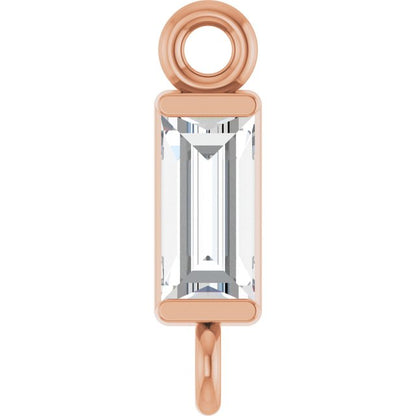 1/10 CT Natural Diamond Link, 2.31 mm x 8.89 mm