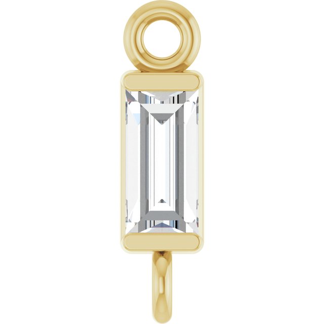 1/10 CT Lab-Grown Diamond Link, 2.31 mm x 8.89 mm