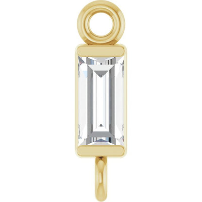 1/10 CT Lab-Grown Diamond Link, 2.31 mm x 8.89 mm