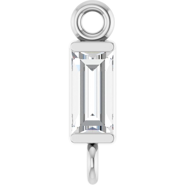 1/10 CT Lab-Grown Diamond Link, 2.31 mm x 8.89 mm