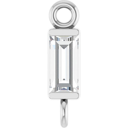 1/10 CT Lab-Grown Diamond Link, 2.31 mm x 8.89 mm