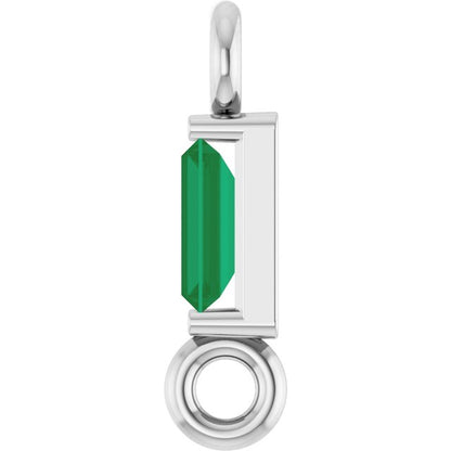 Natural Emerald Link, 2.31 mm x 8.89 mm