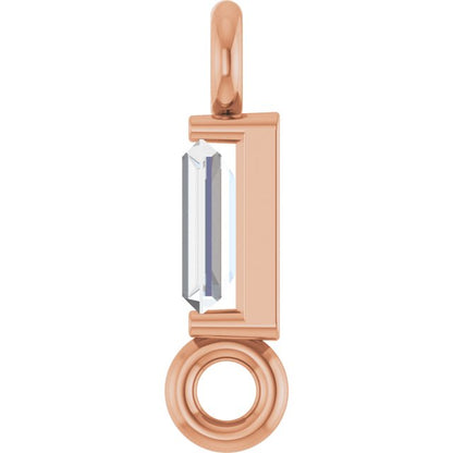 .04 CT Natural Diamond Link, 2.13 mm x 7.79 mm