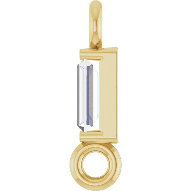 .04 CT Natural Diamond Link, 2.13 mm x 7.79 mm