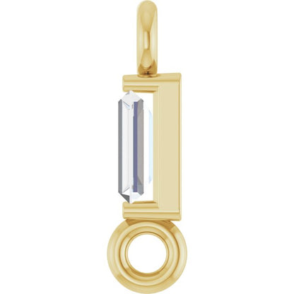 .04 CT Natural Diamond Link, 2.13 mm x 7.79 mm