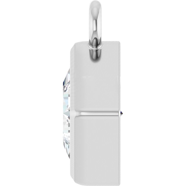 1/4 CT Natural Diamond Dangle, 6.25 mm x 6.25 mm