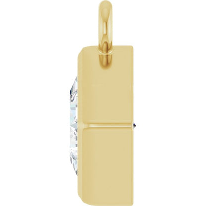 1/4 CT Natural Diamond Dangle, 6.25 mm x 6.25 mm