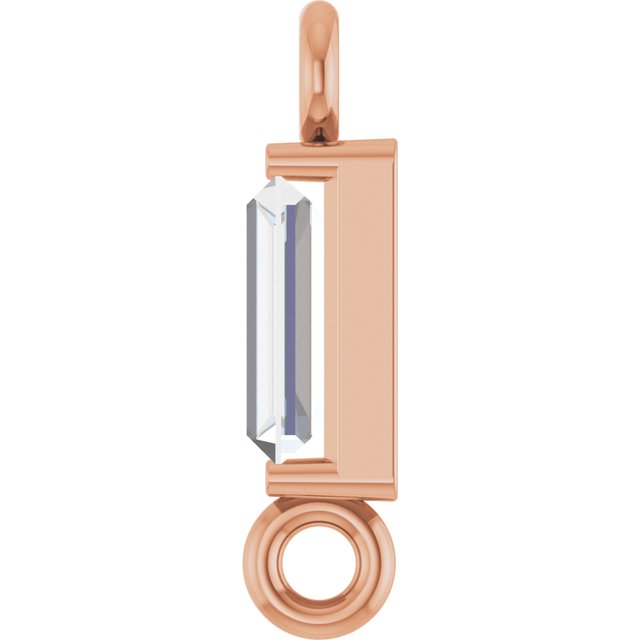 1/10 CT Natural Diamond Link, 2.31 mm x 8.89 mm