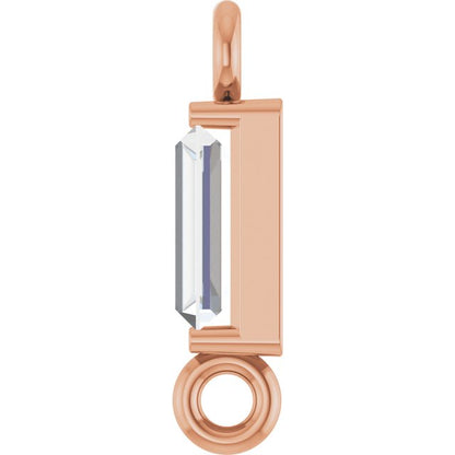 1/10 CT Natural Diamond Link, 2.31 mm x 8.89 mm