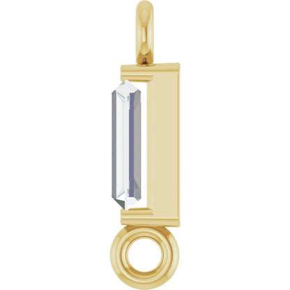 1/10 CT Lab-Grown Diamond Link, 2.31 mm x 8.89 mm